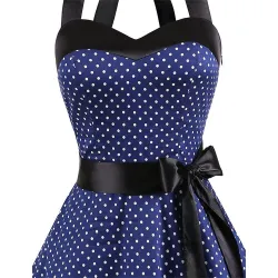 Vintage Spitze Kleid mit Polka Dots
