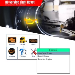 Auto & LKW OBD2-Scanner - V500 HD-Codeleser - Dual-Use - Diagnose-Tool