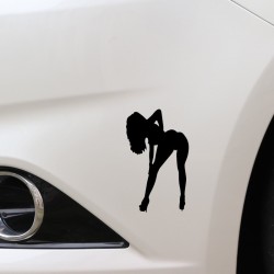 Sexy girl - vinyl car sticker 9 * 15 cmStickers