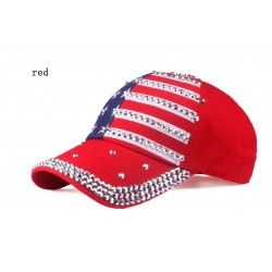 Baseball cap with USA flag & metal spikes - unisexHats & Caps