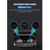 V5.0 F9 TWS Wireless Bluetooth Kopfhörer - LED-Anzeige - 2000mAh Powerbank - Headset mit Mikrofon