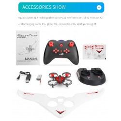 L6082 DIY Alle in One Air Genius Drone - 3-Mode mit festem Flügelgleiter RC Quadcopter RTF
