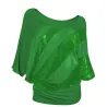 Shiny sequin shirt - short sleeve topBlouses & shirts