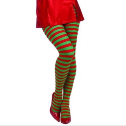Xmas elf - striped stockingsLingerie