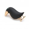 Elegant brooch with black crowBrooches