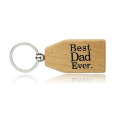 Best Dad Ever & Best Nana Ever - wooden keychainKeyrings