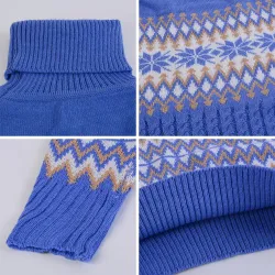 Winterlang Pullover - Minikleid mit Schildkrötenhals