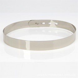 Metal chrome golden - silver beltBelts