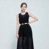 Metal chrome golden - silver beltBelts