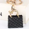Crystal black handbag - keychainKeyrings