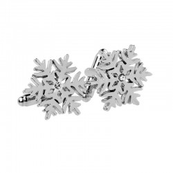 Silver snowflakes - cufflinksCufflinks