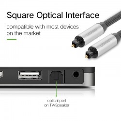 Ugreen Toslink - digitales optisches Kabel - Audioadapter 1m - 1,5m - 2m - 3m