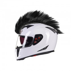 Punk-Stil Haar für Motorrad & Ski Helme