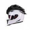 Punk style hair for motorcycle & ski helmetsLights