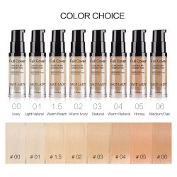 Full cover - liquid concealer makeup - smoothing - waterproof base 6mlMake-Up