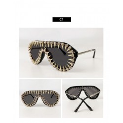 Vintage Steampunk Sonnenbrille mit Nieten - unisex