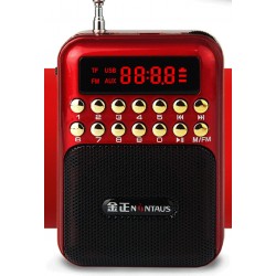 Portable - rechargeable mini radio - support TF card - USB - MP3 playerAudio