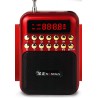 Portable - rechargeable mini radio - support TF card - USB - MP3 playerAudio