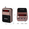 Portable - rechargeable mini radio - support TF card - USB - MP3 playerAudio