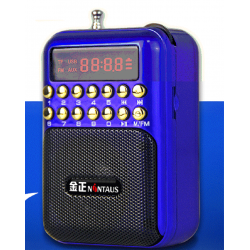 Portable - wiederaufladbares Miniradio - Unterstützung TF-Karte - USB - MP3-Player