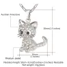 Kristall Kitten - elegante Halskette
