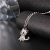 Crystal kitten - elegant necklaceNecklaces