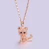 Kristall Kitten - elegante Halskette