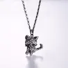 Kristall Kitten - elegante Halskette