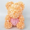 Rose bear - bear made from infinity roses with a heart - 25cm - 35cmValentine's day