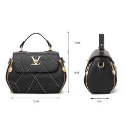 Modern design - small leather bag