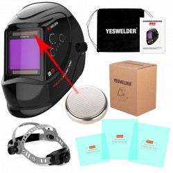 Auto darkening solar welding helmet - mask - 4 arc sensor DIN5 ~13Helmets