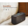 DOSS SoundBox - 2 * 6W - Bluetooth-Lautsprecher - Touch-Steuerung - kabellos - Stereoton - Bass - eingebautes Mikrofon