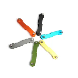 Schlüsselhalter - Aluminiumclip - Organizer - Schlüsselbund