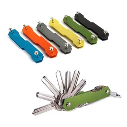 Schlüsselhalter - Aluminiumclip - Organizer - Schlüsselbund