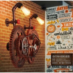 Loft style industrial gear - vintage wall light lampWall lights