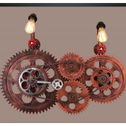 Loft style industrial gear - vintage wall light lampWall lights