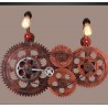 Loft style industrial gear - vintage wall light lampWall lights