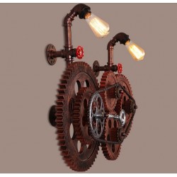 Loft style industrial gear - vintage wall light lampWall lights