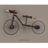 Bicycle & water pipe - vintage LED Edison light - wall lamp