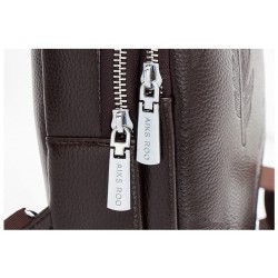 Fashionable crossbody leather bag with leaves patternBags