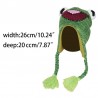 Little frog - children's warm hat with ear flaps & tasselsHats & caps