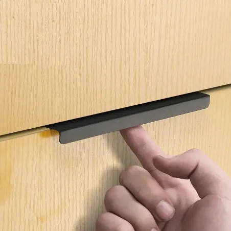 Gold - silver - black - hidden furniture door handles - zinc alloyFurniture